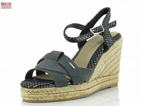 ŽENSKI SANDALI BIG STAR HH274378 SILVER/GREY