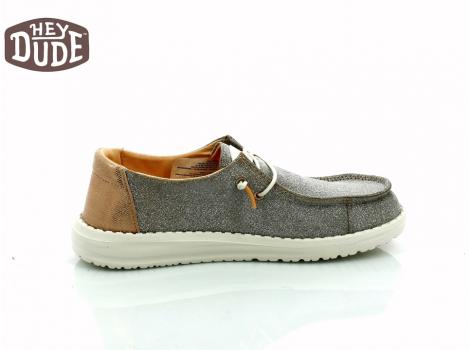 ŽENSKI HEYDUDE WENDY METALLIC ROSE GOLD